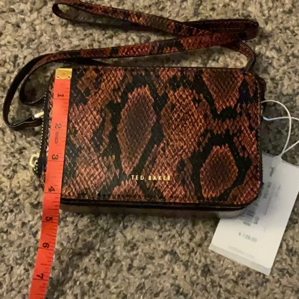 NWT Ted Baker Snakeskin Crossbody bag